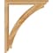 Ekena Millwork Thorton Slat Rough Sawn Bracket, Western Red Cedar, 4"W x 40"D x 48"H BKT04X40X48THR06RWR - alternate 2